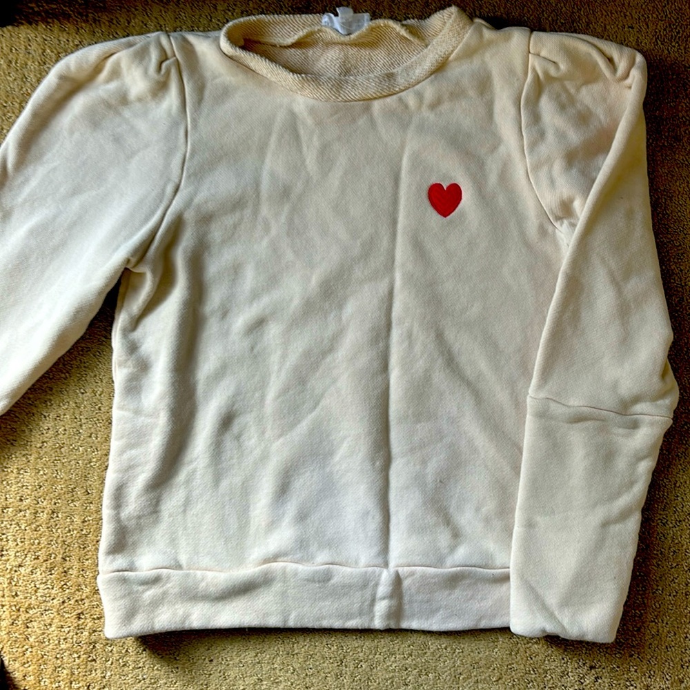 THML puff sleeve sweatshirt